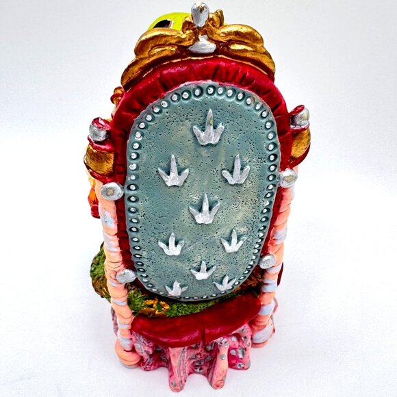 King Ribbit Camelot Frogs Sculpture Collection By Hamilton 1996 Hand-Painted - Picture 8 of 9